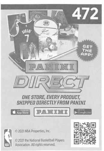 Vista 2 de 2020-21 Panini Stickers #472 DeMar DeRozan FOIL/Star Player Official NBA Basketball Album Sticker Measuring 2.75 inch tall X 2 inches wide in Raw