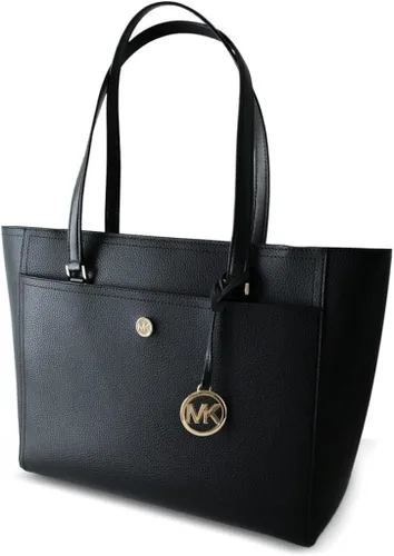 Vista 2 de Michael Kors Maisie - Bolso grande de piel con guijarros 3 en 1, color rosa
