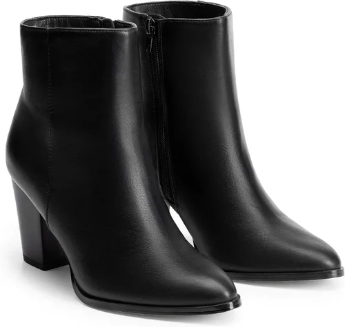 Vista 4 de DREAM PAIRS Botines de tacón grueso para mujer