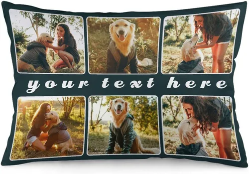 Vista 15 de Funda de almohada personalizada para fotos, regalos personalizados para fanáticos de los deportes para hombres, novios, fundas de cojín