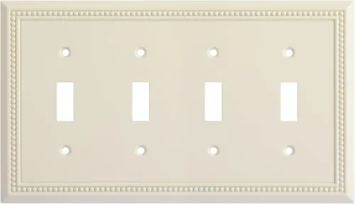 Vista 49 de Henne Bery Sunken Pearls - placa decorativa de pared, placa decorativa de pared, tapa de salida de la placa del interruptor, aleación de zinc sólida