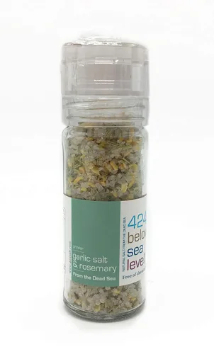 Vista 11 de Colección Gourmet Salt del Mar Muerto, 3.87 oz (sal gourmet de diamante)