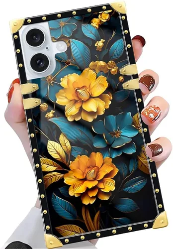Vista 30 de Funda compatible con iPhone X/Xs, TPU suave de lujo y parte trasera de policarbonato duro para niñas y mujeres, funda protectora a prueba de golpes