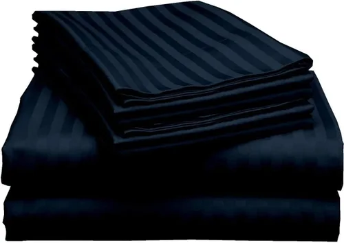Vista 33 de NON Sticky cotton Juego de sábanas bajeras de algodón egipcio de 6 piezas de alta calidad, suaves y transpirables, bolsillo profundo de 16 pulgadas