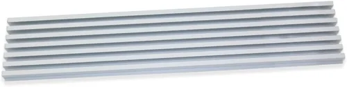 Vista 6 de EMUCA 8934869 Rejilla de ventilación para nevera/horno de aluminio anodizado acero inoxidable
