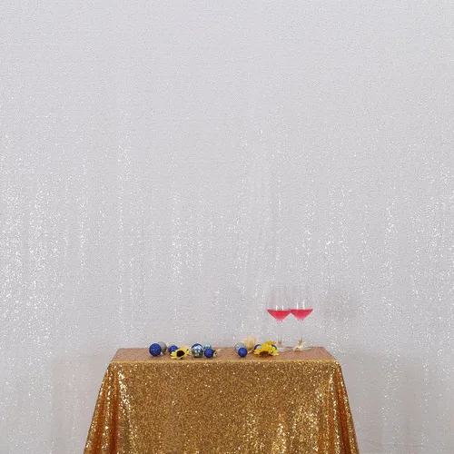 Vista 53 de Poise3EHome Cortina de Fondo de Lentejuelas Azul Bebé, 2 Paneles de 2 Pies x 8 Pies Fondo de Fotografía con Purpurina para Fiesta Baby Shower Boda