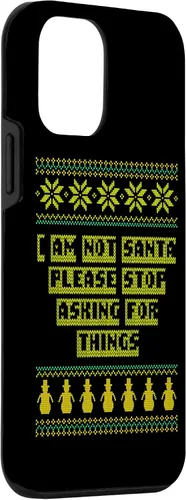 Vista 3 de iPhone 12 mini I Am Not Santa Stop Asking Things Christmas Parents Xmas Case