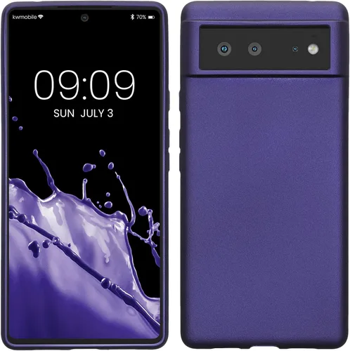 Vista 33 de kwmobile Funda compatible con Google Pixel 6 - Funda protectora de silicona TPU suave y delgada - Piedra antigua