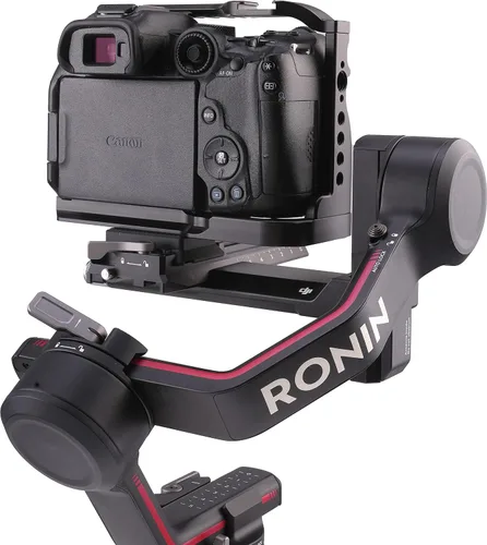Vista 8 de Fotga Estabilizador de soporte de jaula de cámara de aluminio de aleación para Canon EOS R7 DSLR cámara de vídeo de fabricación compatible