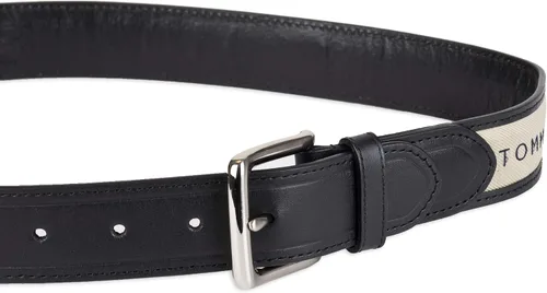 Vista 3 de Tommy Hilfiger mens Fabric Inlay Casual Belt With Classic Harness Buckle