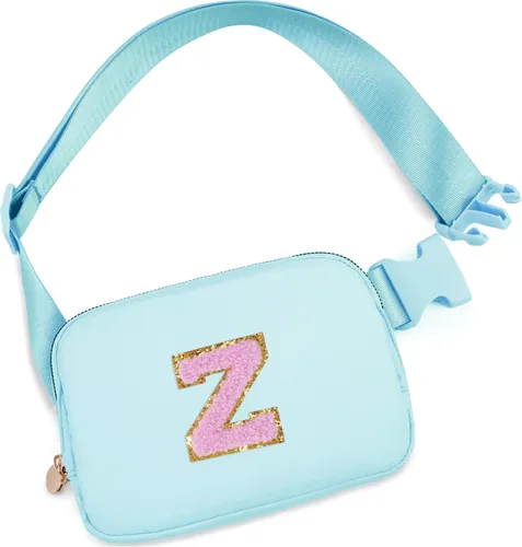 Vista 29 de Bolsa de cinturón para niñas y mujeres, bolsas cruzadas, riñonera, riñonera personalizada, Negro, Small