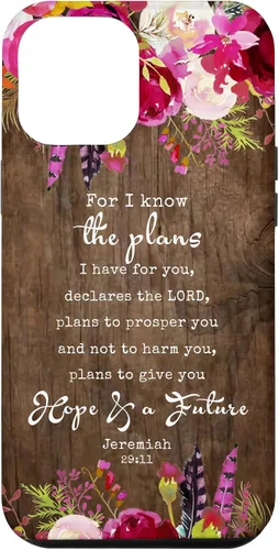 Vista 26 de for I Know The Plans I Have for You - Funda cristiana para iPhone 17 de Jeremías 29:11