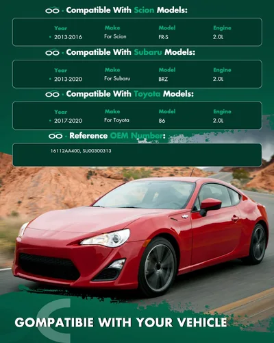 Vista 3 de SCITOO Cuerpo electrónico del acelerador compatible con Scion FR-S, para Subaru BRZ, para Toyota 86 - Reemplaza 16112AA400, SU00300313
