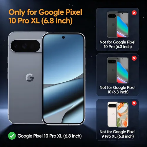 Vista 3 de Funda compatible con Google Pixel 10 Pro XL de 6.8 pulgadas de piel sintética con tarjetero 【Compatible con Magsafe】Funda magnética desmontable 2