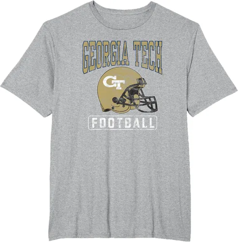 Vista 25 de Georgia Tech Yellow Jackets - Camiseta con casco de fútbol, Negro