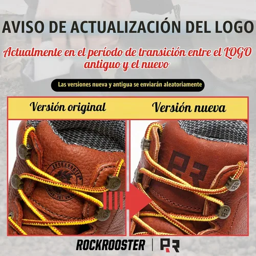 Vista 3 de ROCKROOSTER Walker SAP360II - Botas de trabajo impermeables para hombres, botas cómodas de punta suave de 6 pulgadas, zapatos de suela de cuña