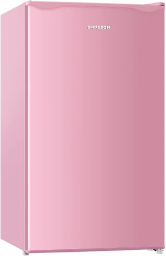 Vista 12 de BANGSON Mini refrigerador con congelador, 3.2 pies cúbicos, refrigerador pequeño de una sola puerta, eficiencia energética, bajo ruido, mini Negro
