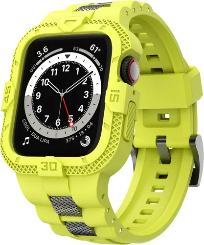 Vista 10 de Correas Compatibles para Apple Watch de 41mm, 40mm, 38mm, Correa Deportiva Resistente para Hombres con Estuche Protector para Watch Series 9, 8
