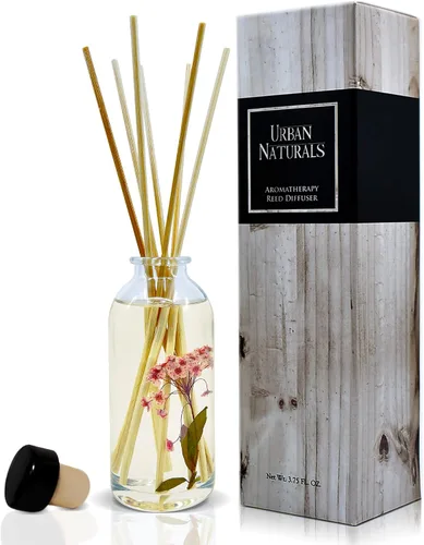 Vista 9 de Urban Naturals Amber & Lavender - Juego de difusor con varillas aromáticas Colección de aromaterapia (Awaken + Renew) Mind & Body Ambientador