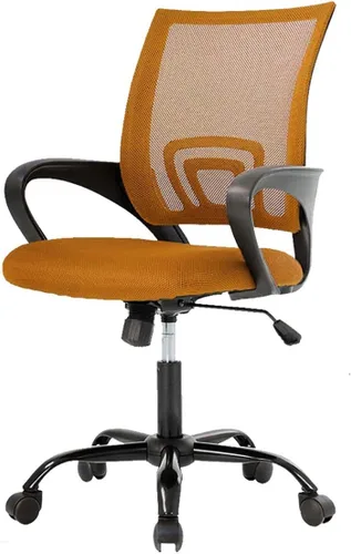 Vista 8 de Silla de oficina, silla de oficina ergonómica, ajustable, silla giratoria de escritorio de oficina con reposabrazos, con para hogares y oficinas