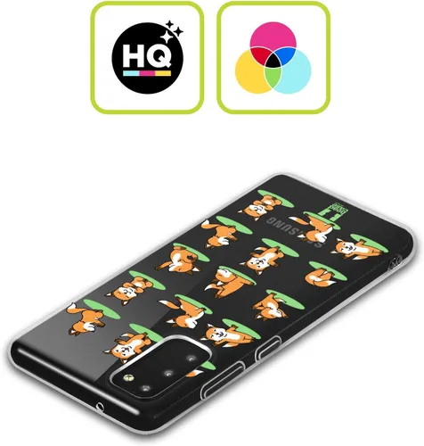Vista 2 de Head Case Designs Fox Yoga Animals - Funda de gel [protección de grado militar] compatible con Samsung Galaxy A13 5G (2021)