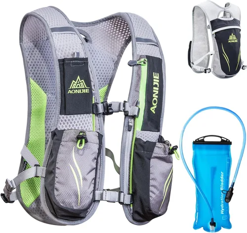 Vista 13 de Azarxis Hydration Running Vest Backpack Pack 5L 5.5L for Women and Men Jogging Trail Race Marathon Cycling Hiking