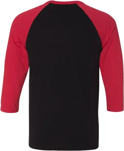 Vista 4 de Bella Canvas Camiseta de manga 34 unisex de béisbol, S
