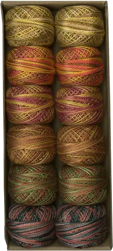 Vista 11 de Valdani Perla Algodón Sz 8 Halloween 73 yardas/Bola