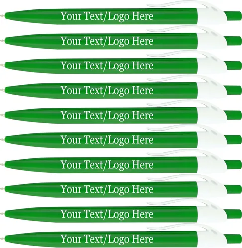 Vista 13 de SyPen Bolígrafos personalizados con tu logotipo o texto personalizado, paquete de 500 unidades a granel para negocios, fiestas y eventos, bolígrafos