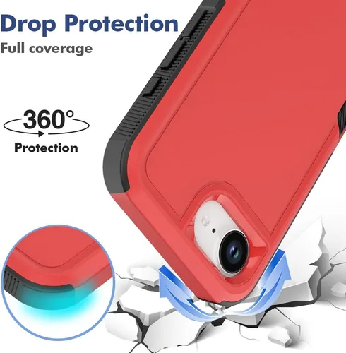 Vista 65 de Jeylly Funda para iPhone SE/Funda para iPhone 5S, Exterior de Plástico Duro que Absorbe Golpes + Interior de Silicona de Goma Defensor contra