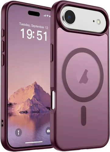 Vista 187 de SUPFINE Funda magnética para iPhone SE 2022 (3ª)/2020 (2ª), iPhone 8 (compatible con MagSafe) (protección contra caídas de grado militar), funda