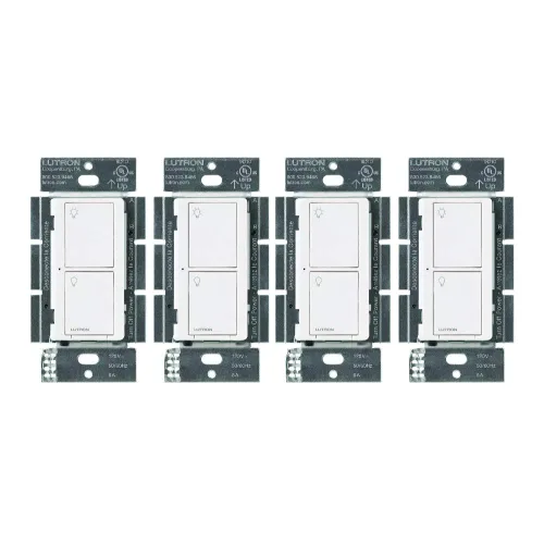 Vista 16 de Lutron Caseta - Interruptor de luz inteligente original (requiere Lutron Smart Hub), para el hogar, luces LED y ventiladores, 6 amperios, un solo