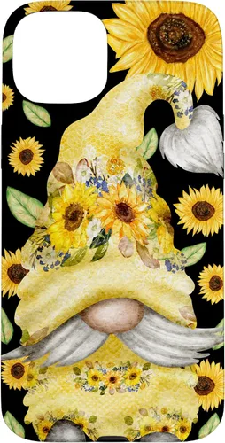 Vista 9 de Sunflower Gnome for Summer Garden Mom Cute Floral Pattern Case for iPhone 17