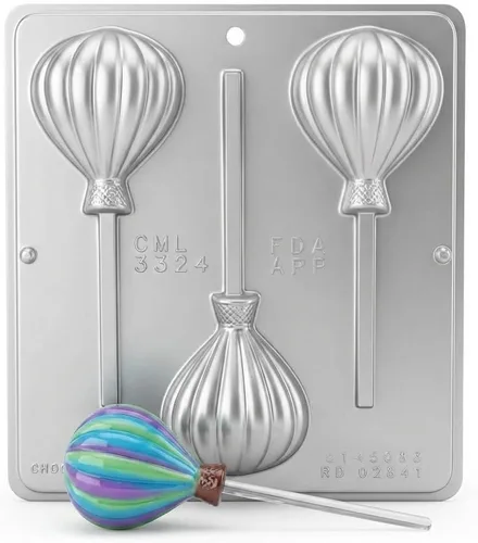 Vista 5 de Air Balloon Lollipop Chocolate Candy Mold 3324