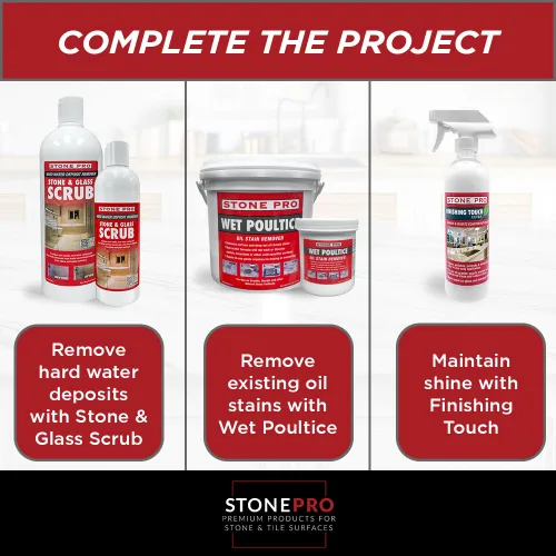 Vista 6 de StonePro Pro Sealer Quart - Sellador de impregnación para mármol y azulejos