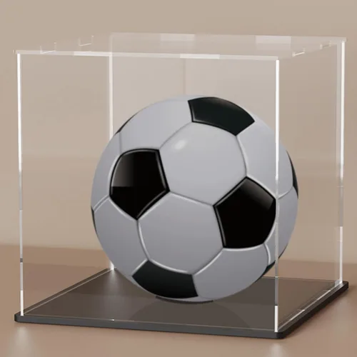 Vista 37 de SVENJBB vitrina acrílica, cajas de acrílico de cubo de 10 x 10 x 14 pulgadas para exhibición, vitrinas transparentes con base negra mate y tapa