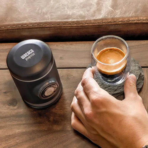 Vista 8 de WACACO Picopresso - Cafetera portátil de nivel profesional, portafiltro