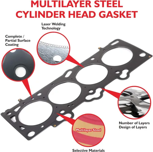Vista 3 de MPLUS 9996PT Junta de culata compatible con 01-10 para Chrysler/para Dodge Volkswagen 3.8L OHV CGUA (lado derecho)