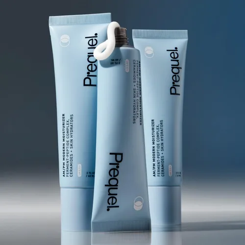 Vista 7 de Prequel Skin AM/PM Modern Moisturizer – Crema facial hidratante con péptidos, ceramidas y glicerina para pieles secas, sensibles o mixtas