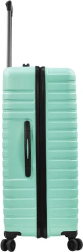 Vista 4 de U.S. Traveler Boren - Maleta de viaje de policarbonato resistente con 8 ruedas giratorias, asa de aluminio