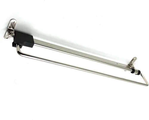 Vista 4 de Closet Pull Out Autuwintor - Barra de valet extraíble para armario, barra ajustable para ropa, montaje lateral con tornillos de montaje, acero