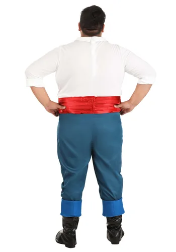 Vista 2 de Disfraz Plus Size de Príncipe Eric de Disney Multicolor