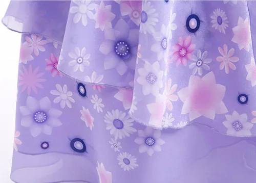 Vista 4 de Vestido de princesa para niñas vestido de baile con accesorios para Halloween disfraz de cosplay