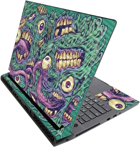 Vista 695 de MightySkins - Skin brillante con purpurina para Alienware M17 R3 (2020) y M17 R4 (2021) - Diversión de los años 90 Acabado duradero con purpurina