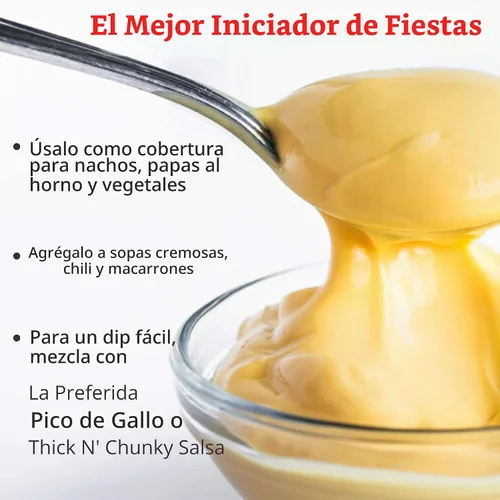 Vista 3 de La Preferida Salsa de queso nacho, 6.6 libras