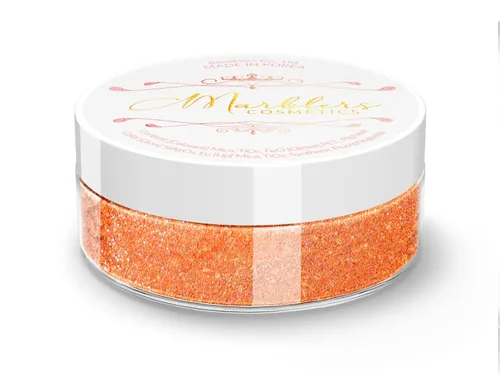 Vista 100 de MARBLERS Polvo de mica natural grueso [perla azul acero] 0.11 onzas (0.11 oz) altamente pigmentado no tóxico, vegano, libre de crueldad animal