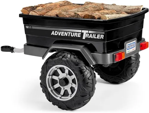 Vista 4 de Peg Perego Adventure Trailer Ride On, negro