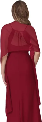 Vista 3 de Chales de gasa para mujer, bufandas para dama de honor, boda, noche, graduación, fiesta, ocasiones especiales, vestidos de 90 x 20 pulgadas
