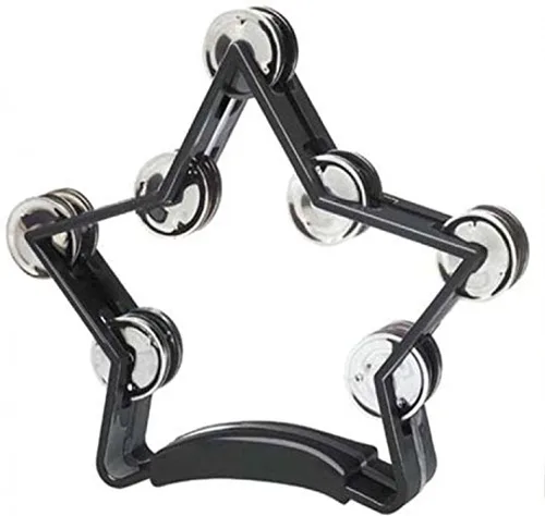 Vista 13 de Stagg Pandereta TAB-1 BK Cutaway - Negro