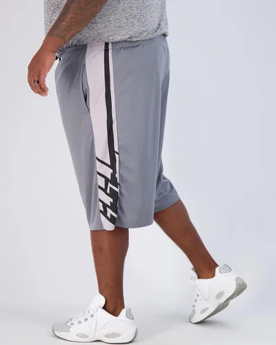 Vista 3 de Real Essentials - Big & Tall - Pantalones cortos deportivos para hombre, con tecnología Dry-Fit y Mesh Active, paquete de 3 unidades (Tallas 3X-5X)
